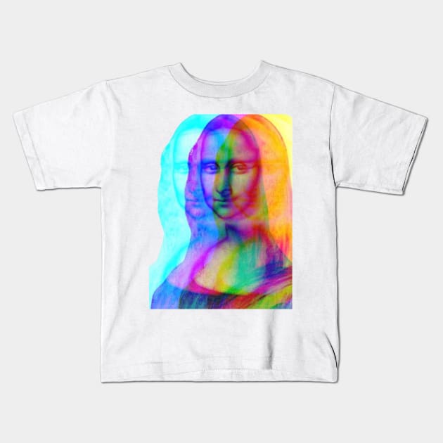 Mona Glitch Kids T-Shirt by ArtCurious Podcast